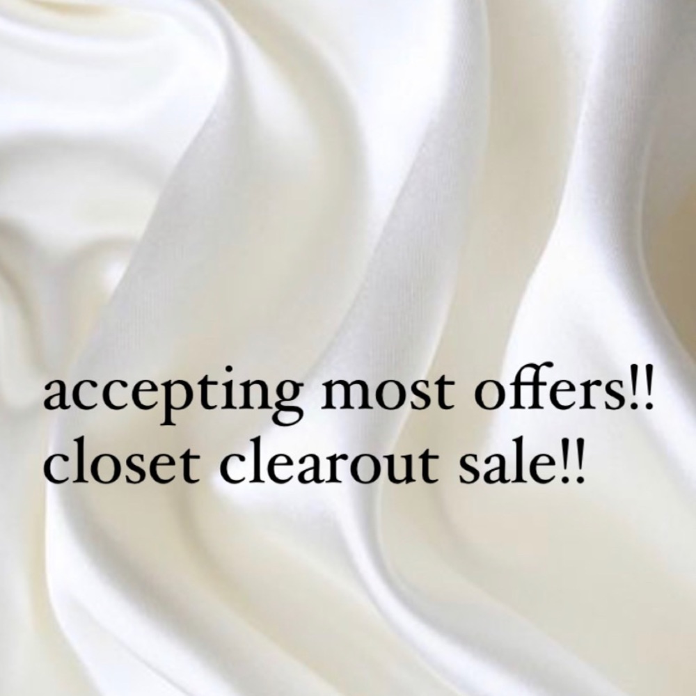 closet clear out sale 🌸🌱🦋